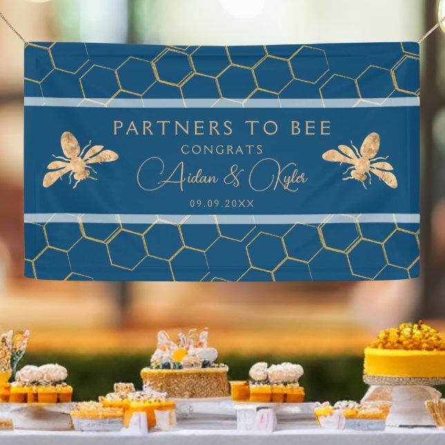 Banderoles Partenaires pour Bee Indigo & Honeycomb Wedding sh (Créateur téléchargé)