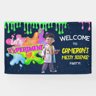 Banderoles Parti d'expérimentation de la science du néon pers