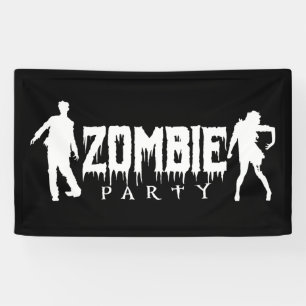 Banderoles Parti Zombie Halloween