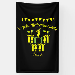 Banderoles Parties à la retraite surprises