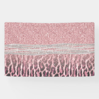 Banderoles Parties scintillant poster de animal Chic Girly Ro