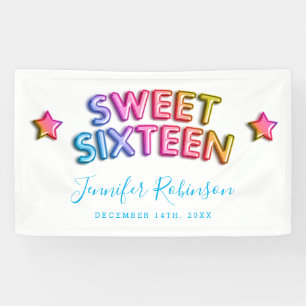 Banderoles Parties scintillantes bienvenues de ballons