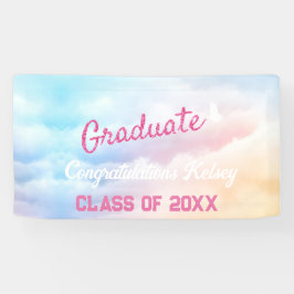Banderoles Pastel Nuds Dans Mon Époque De Graduation L'Amour 