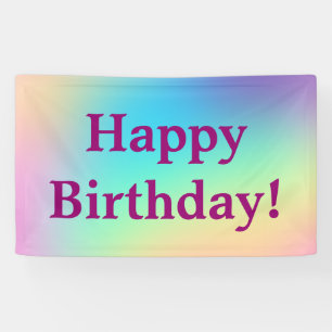 Banderoles Pâteux Pâteux Doux "Joyeux Anniversaire" Ba