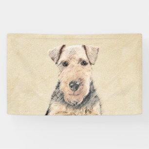 Banderoles Peinture galloise Terrier - Cute Original Chien Ar