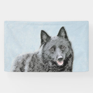Banderoles Peinture Schipperke - Cute Original Chien Art
