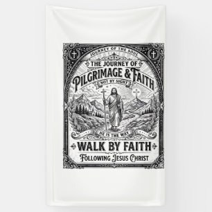 Banderoles Pèlerinage de Jésus Chemin Saint Voyage