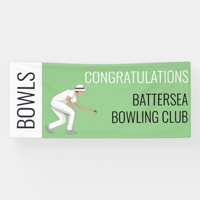 Banderoles Pelouse Bowls (Horizontal)