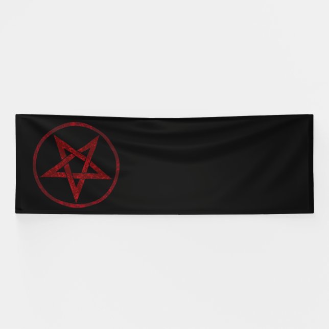 Banderoles Pentagram Red Devil (Horizontal)