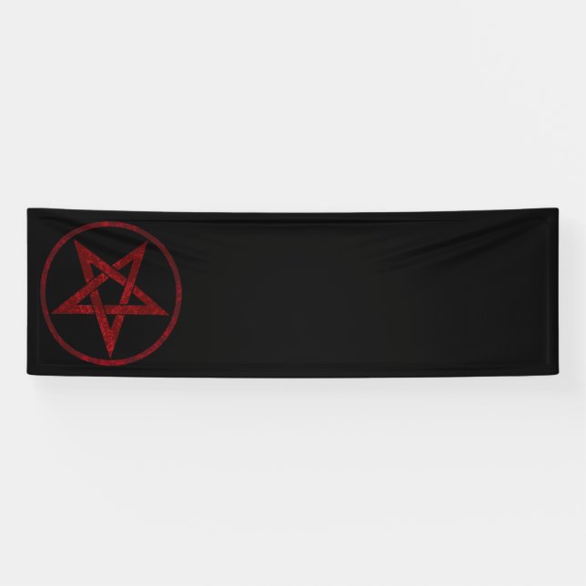 Banderoles Pentagram Red Devil (Horizontal)