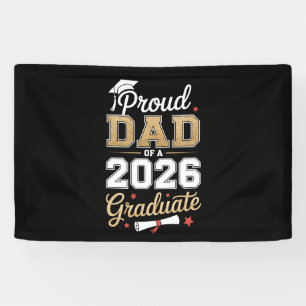 Banderoles Père fier d'un diplômé de la promotion 2026