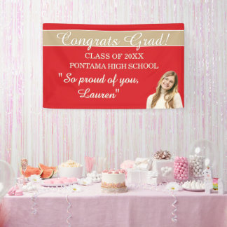 Banderoles Perfect Graduation Congrats BANNER