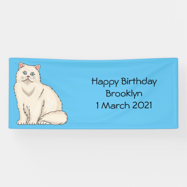 Banderoles Persian cat (Horizontal)
