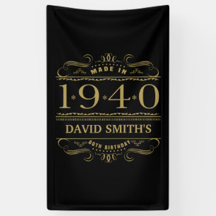 Banderoles Personnalisé 1940 80e anniversaire