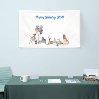 Personnalisé Joyeux Anniversaire Canine race Chien
