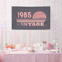 Personnalisé quarante fête vintage de 40e annivers