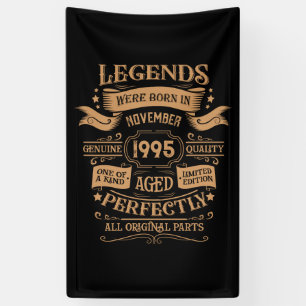 Banderoles Personnalisé Trente vintage 30e anniversaire