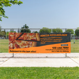 Banderoles Personnaliser la boutique de pizza Pepperoni Froma