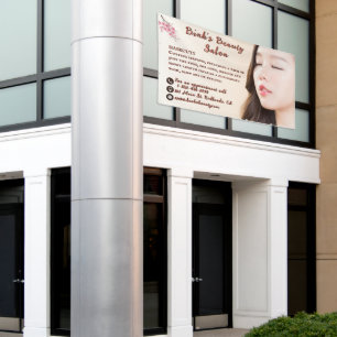 Banderoles Personnaliser la publicité du salon de beauté asia