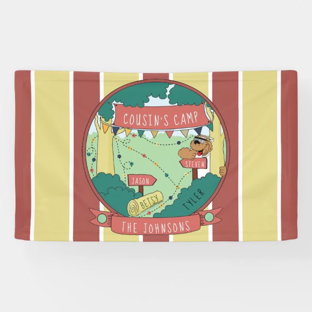 Banderoles Personnaliser le camp (Horizontal)