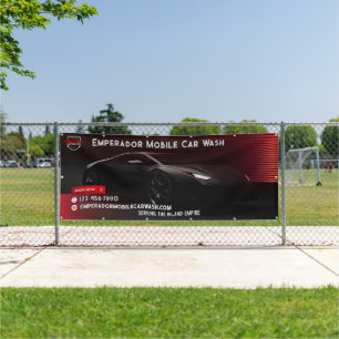 Banderoles Personnaliser le lavage de voiture de luxe SportsC