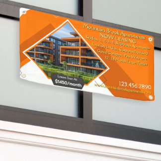 Banderoles Personnaliser le texte du logo Image Appartements