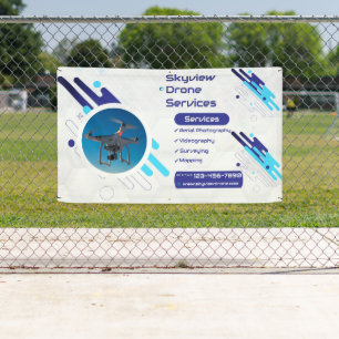 Banderoles Personnaliser les services de drone Entreprise Pro