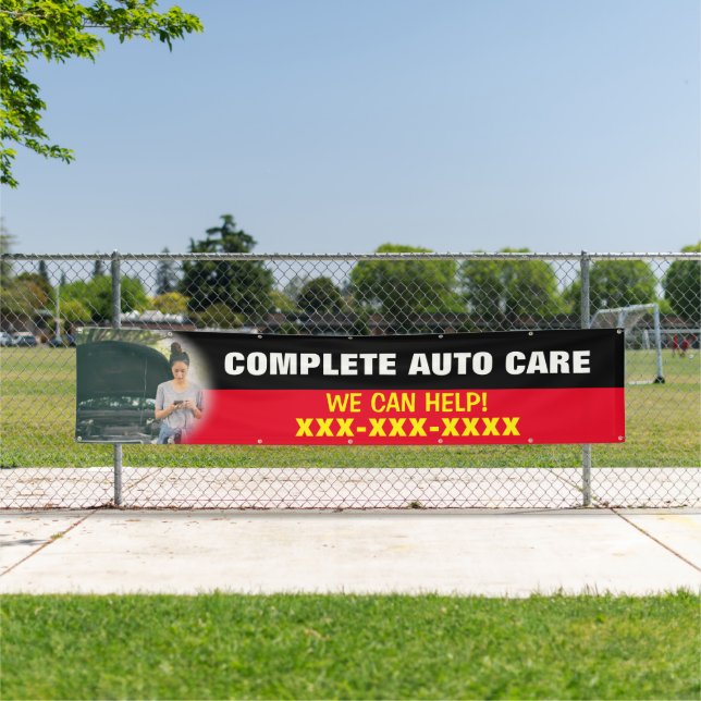 Banderoles Personnaliser les soins auto complets Nous pouvons (En situation)