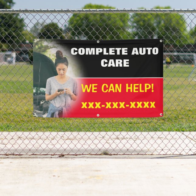 Banderoles Personnaliser les soins auto complets Nous pouvons (En situation)