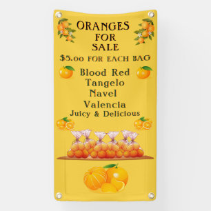 Banderoles Personnaliser Oranges à Vendre De Nombreuses Saveu