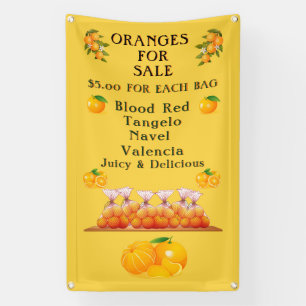 Banderoles Personnaliser Oranges à Vendre Nombreuses Saveurs 