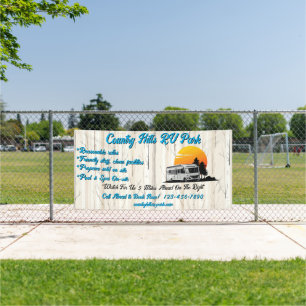 Banderoles Personnaliser RV Park Camping Autoroute