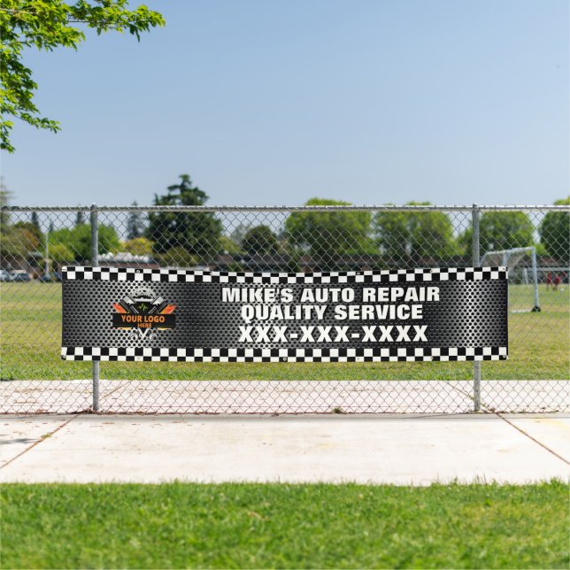 Banderoles Personnalisez Auto Repair Shop Avec Votre Concepti (En situation)