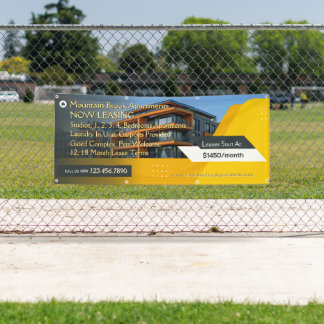 Banderoles Personnalisez Complexe d'appartements détaillés Ma