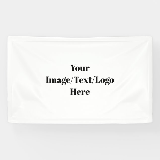 Banderoles Personnalisez ou Customisez les Modèles vierges (Horizontal)