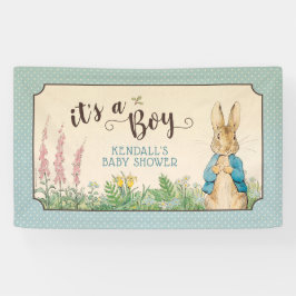 Banderoles Peter Rabbit | Baby shower garçon