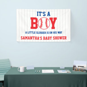 Banderoles Petit Baby shower De Baseball Slugger