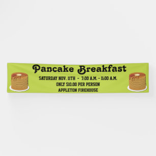 Banderoles Petit déjeuner de crêpe
