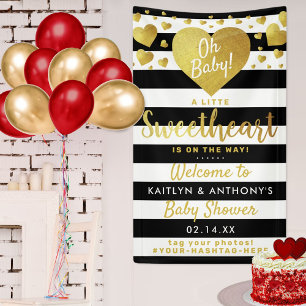 Banderoles Petite Chérie Fête des Amoureux Baby Shower