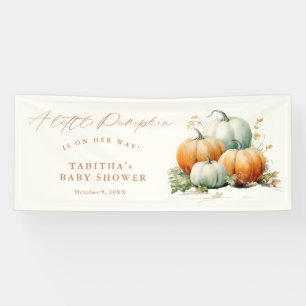 Banderoles Petite Citrouille Bébé Automne Shower Mixte