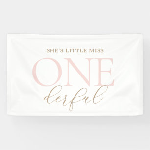 Banderoles Petite Miss Onederday