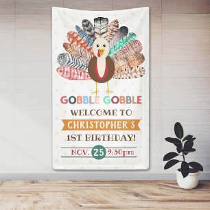 Banderoles Petite Turquie Thanksgiving N'importe quel âge fêt