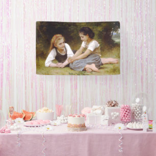 Banderoles Petites amies ramassent des noisettes, Les Noisett
