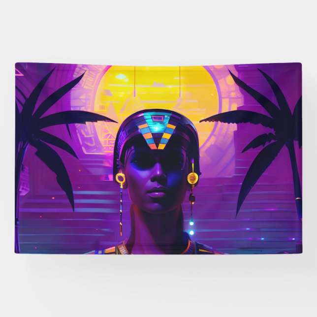 Banderoles Pharaon Synthwave (Horizontal)