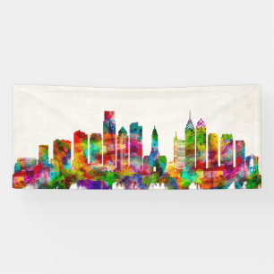 Banderoles Philadelphie Pennsylvania Skyline