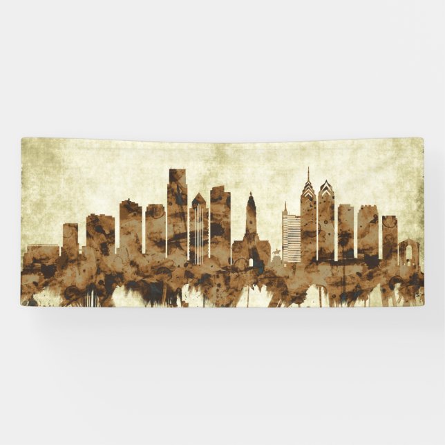 Banderoles Philadelphie Pennsylvanie (Horizontal)