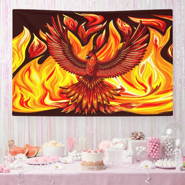 Banderoles Phoenix mythologique immortelle Créature (Fête)