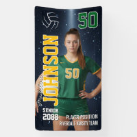Photo de sport personnalisée pour joueur de volley