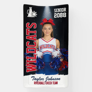 Banderoles Photo d'équipe de cheerleading personnalisée pour