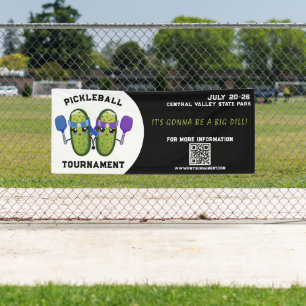 Banderoles Pickleball Tournament Dill Pickle Team Game Event